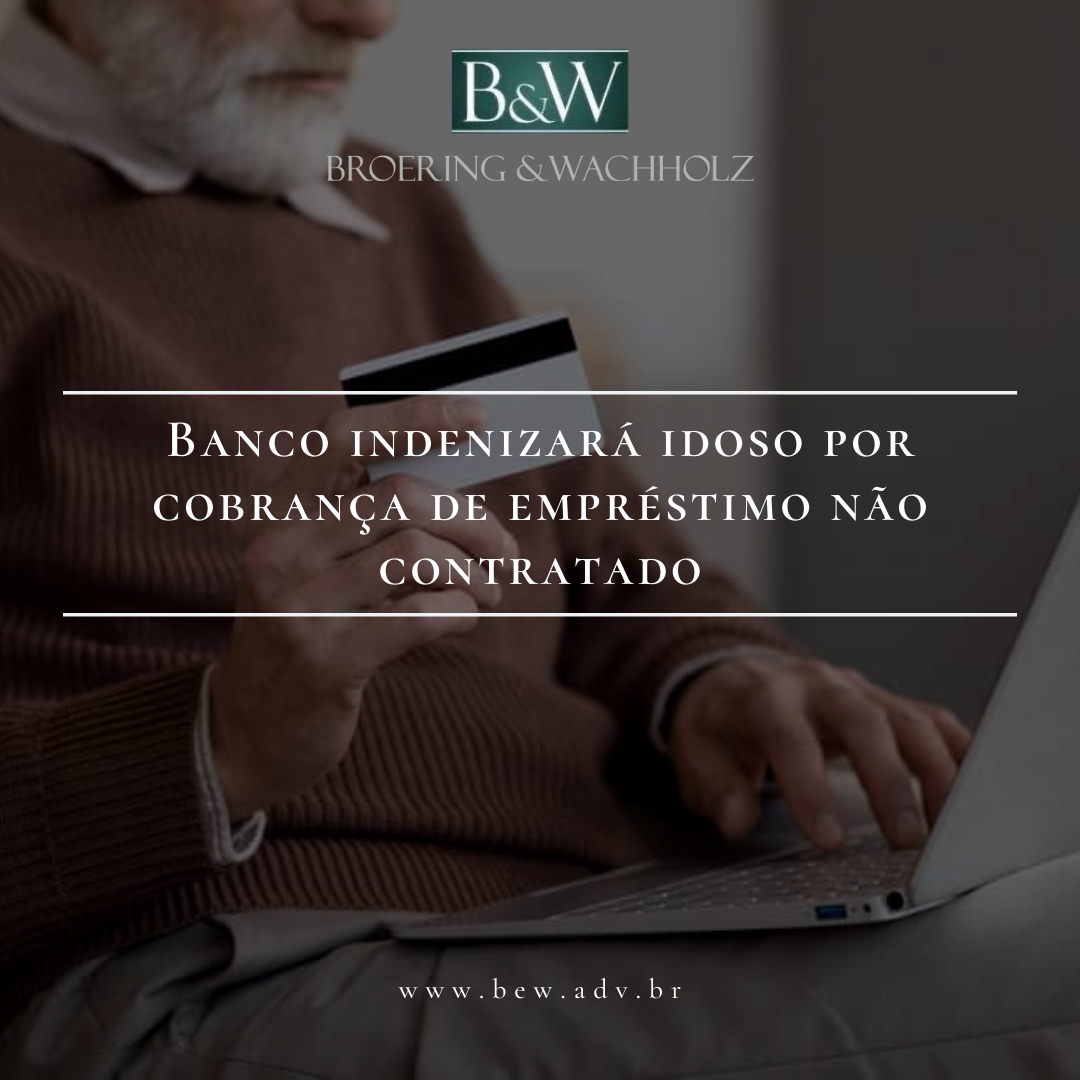 Banco indenizará idoso por cobrança de empréstimo não contratado