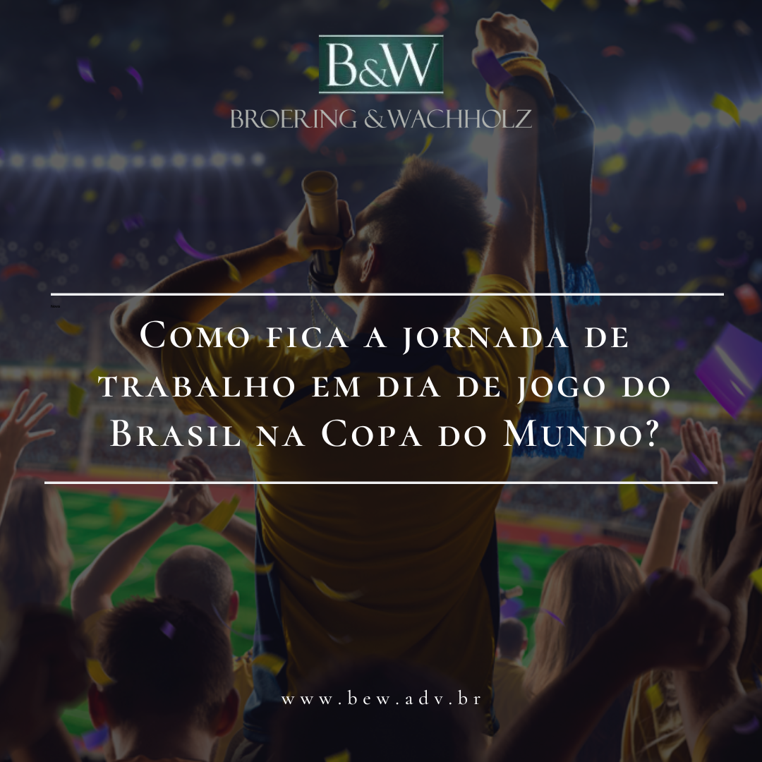 Como fica a jornada de trabalho em dia de jogo do Brasil na Copa do Mundo?
