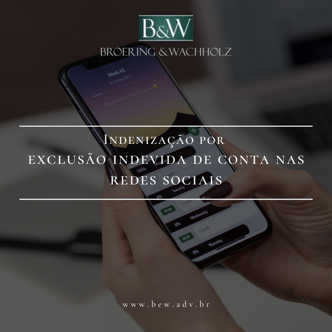 Exclusão indevida de conta nas redes sociais